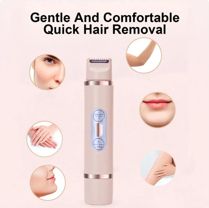 Dual-Head Electric Shaver Painless Women&