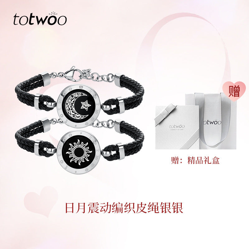 Totwoo Smart Bracelet with Flash &amp; Vibration for Couples