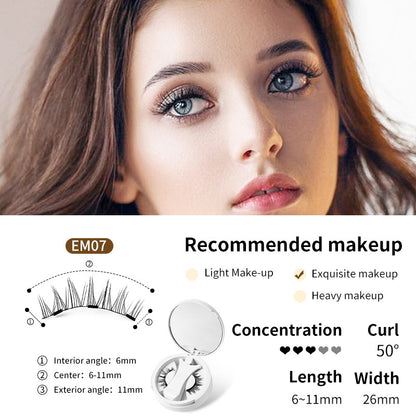 Magnetic False Eyelashes Set with Applicator