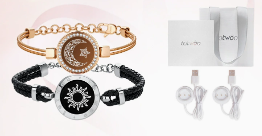 Totwoo Smart Bracelet with Flash &amp; Vibration for Couples