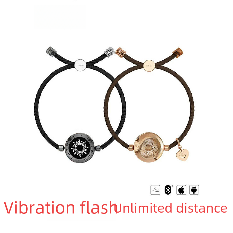 Totwoo Smart Bracelet with Flash &amp; Vibration for Couples