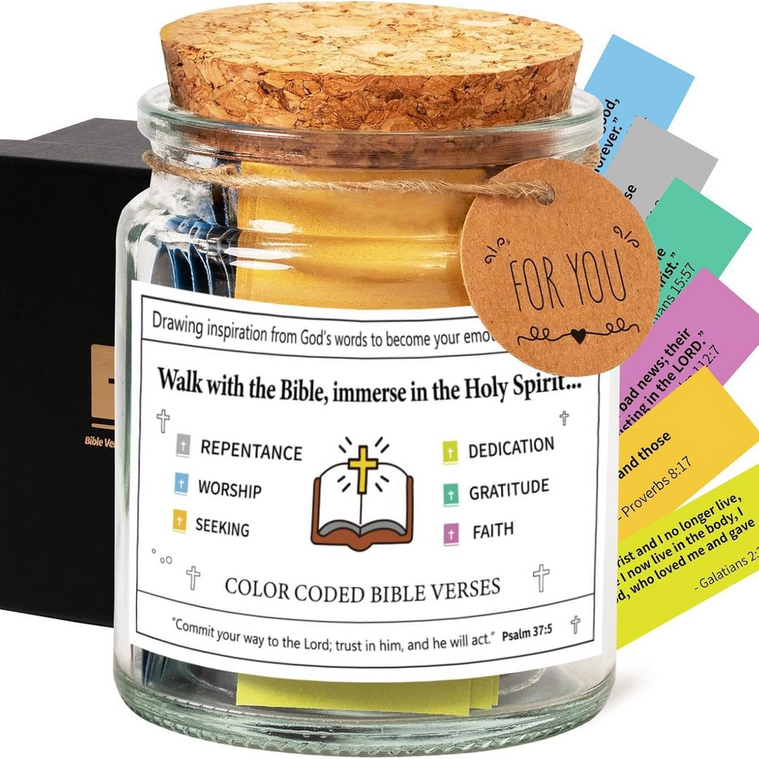 Faith &amp; Joy Verse Jar