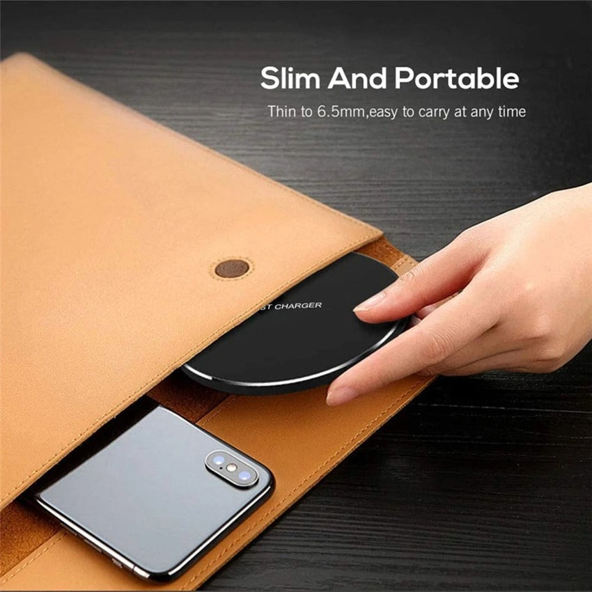 60W Wireless Charger Pad for iPhone &amp; Samsung Phones