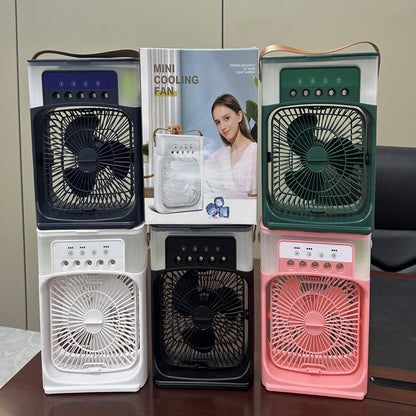 Portable 3-in-1 Air Cooler Fan – Mini AC for Room, Office &amp; Car | Fast Cooling + Humidifier | Ships from USA 🇺🇸 | TikTok &amp; Amazon Hot Seller!