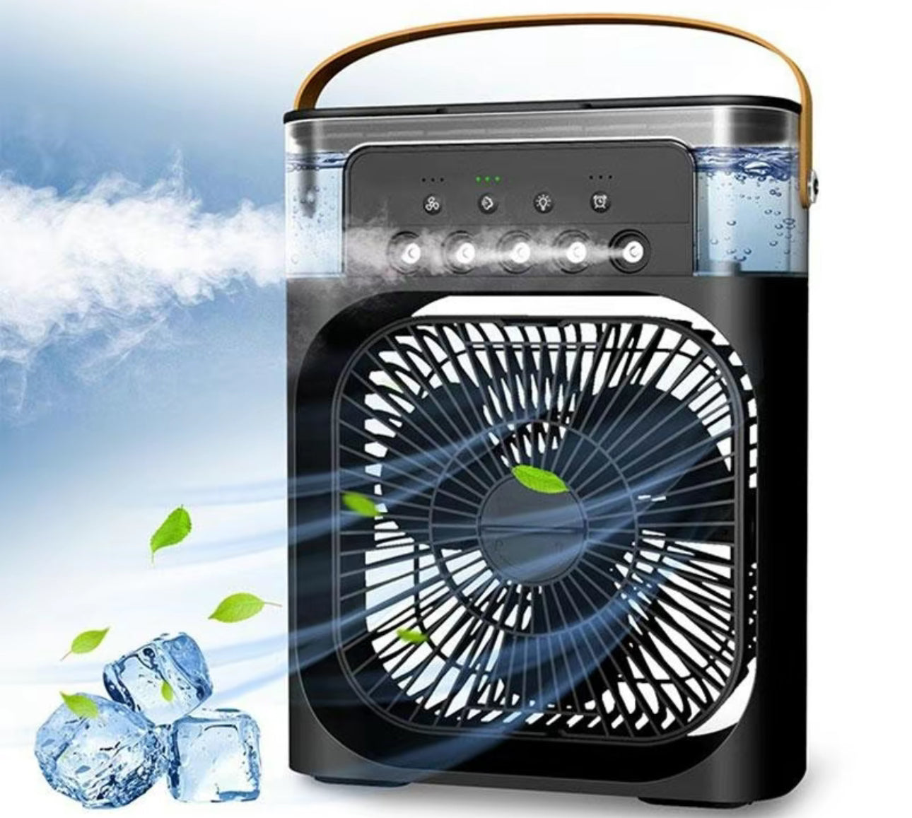 Portable 3-in-1 Air Cooler Fan – Mini AC for Room, Office &amp; Car | Fast Cooling + Humidifier | Ships from USA 🇺🇸 | TikTok &amp; Amazon Hot Seller!