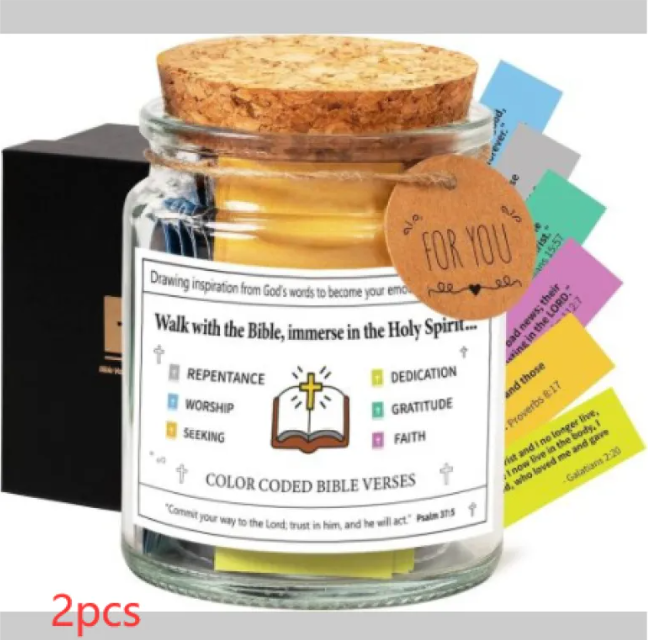 Faith &amp; Joy Verse Jar