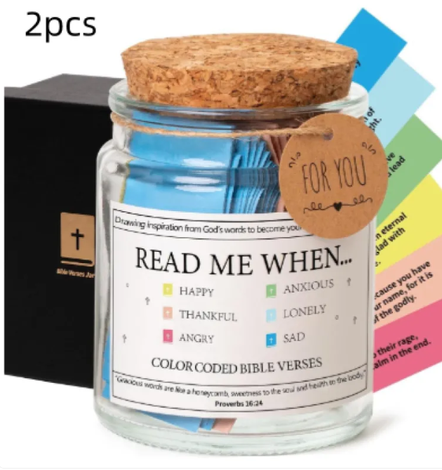 Faith &amp; Joy Verse Jar