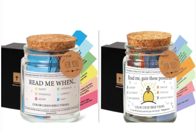 Faith &amp; Joy Verse Jar